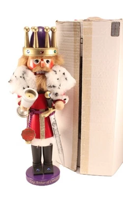 Steinbach 18" Nutcracker S621 King Arthur of Camelot Cup & Sword Lmtd Ed w Box - Image 1 of 4