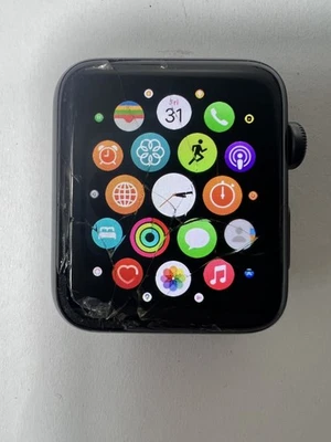 Apple Watch Series 3 (GPS) 42mm Aluminum Case Face Only As-Is READ! - Space Gray - Image 1 of 4