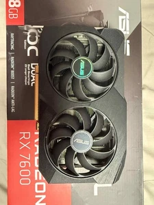 ASUS Radeon RX 7600 8 GB GDDR6, PCIe 4.0, 3x DP and 1x HDMI - Picture 1 of 4