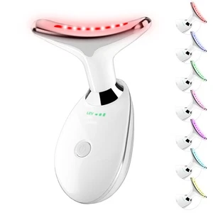Terapia de Luz Roja para Rostro, Varita de Terapia de Luz Facial LED de 7 Colores para Piel Ca... - Imagen 1 de 7