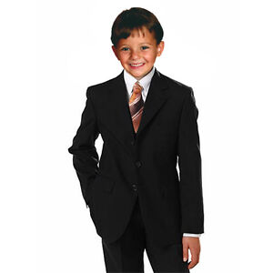 JL5010 Johnnie Lene Boys Black Dress Suit Set Many Sizes