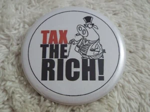 Pin trasero con botón Tax the Rich ~ 2-1/4" (C52) - Imagen 1 de 2