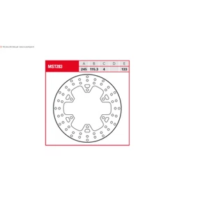 Brake Rotors For Ducati 800 Scrambler 15- - Imagen 1 de 2