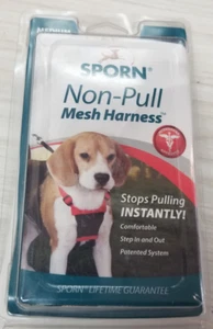 Sporn Stop Pulling K-9 Dog Harness Anti Pull Mesh Medium Black / B.A. K140 - Picture 1 of 6