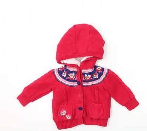 Boots Mini Club Girls Pink Jacket Size 9-12M - Picture 1 of 12