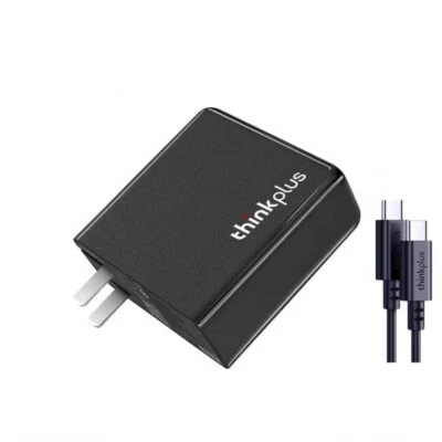 Juego de cables cargador súper rápido USB-C doble puerto GaN original Lenovo Thinkplus 135W GaN Foto 1 de 4