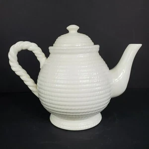 American Atelier Maritim weißes Seil Teekanne Meer Getränkeservice  - Bild 1 von 8