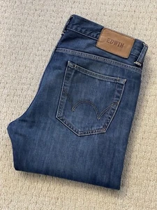 EDWIN ED-80 Slim Tapered Denim Jeans Men's W32 L34 (E4042) - Picture 1 of 12