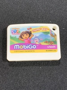 VTech Mobigo Learning System Video Game Dora The Explorer Twins Day Cartridge  - Picture 1 of 3