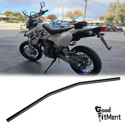 Черный руль мотоцикла Suzuki DR125 200SE 250SE 350 650SE 25 мм - Изображение 1 из 4