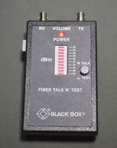 Black Box Pocket Fiber Optic Talk N' Test Cable Tester Model TS054A Made in USA - Picture 1 of 7