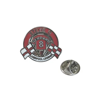 STEVEN GERRARD LIVERPOOL LEGEND PIN BADGE FREE UK SHIPPING - Picture 1 of 1