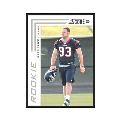 2012 Score Jared Crick RC Texans #335 - Image 1 of 3
