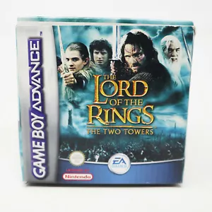 NINTENDO GAME BOY ADVANCE LORD OF THE RINGS THE TWO TOWERS VIDEO GAME PAL BOXED - Picture 1 of 9