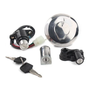 Ignition Switch Gas Cap Lock Key Set For Honda 125 CBT125 Motorcycle - Imagen 1 de 6