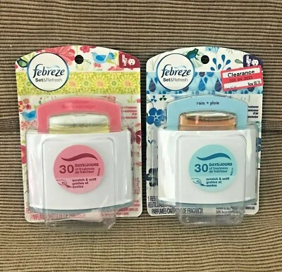  New Febreze Set & Refresh Wildflower & Rain  Base & Refill Cartridge  - Image 1 of 4