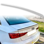 Fyralip Y22 Painted LX7W Silver Boot Lip Spoiler For Audi A3 8V Saloon