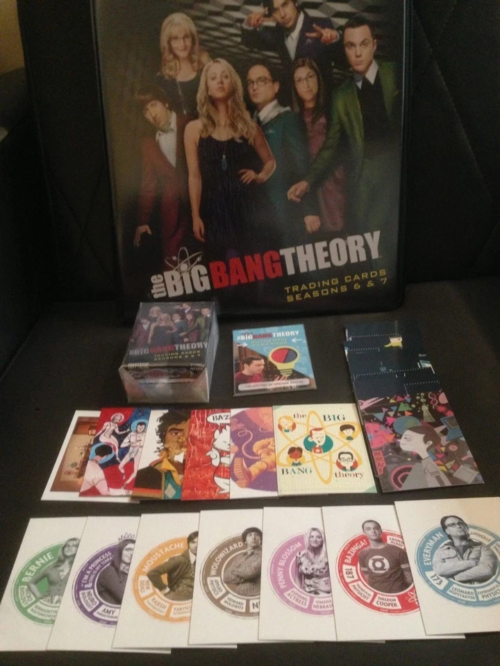 BIG BANG SEASON 6 & 7 CRYPTOZOIC MINI-MASTER SET WITH BINDER AND M37 SHELDON - Image 1 of 1