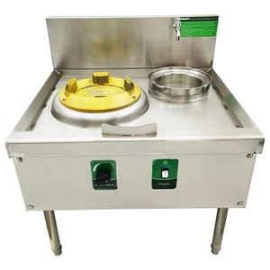 110V Commercial Gas Stove Single Stove Liquefied Gas Stir-Fry Stove Fierce Stove - Picture 1 of 24