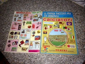 ALBUM CALCIATORI PANINI 1969-70 1970 COMPLETO ORIGINALE OTTIMO + CEDOLA SUVA - Foto 1 di 13