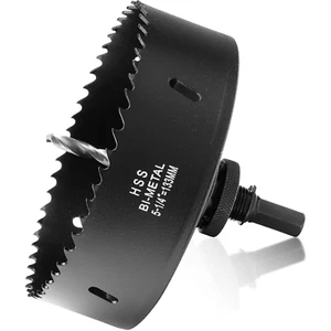 5 1/4 Zoll Lochsäge Bohrer für Metall und Holz, M42 Bi-Metall Lochschneider mit  - Bild 1 von 12