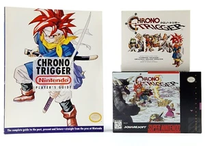 Juego de Super Nintendo: Chrono Trigger + asesor de juegos + banda sonora - SNES EMBALAJE ORIGINAL - Imagen 1 de 24