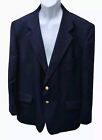 Mappelli de Milano Mens 46S Navy 100% Wool Single Breasted  2 Gold Button Blazer