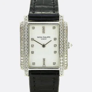 Patek Philippe Automatic Diamond Set Gondolo Ladies Wristwatch Ref 4825 - Picture 1 of 5
