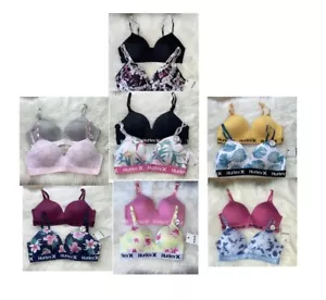 Hurley 2 Pack Wirefree No wire Push up Light Padded Bra . NWT - Picture 1 of 92