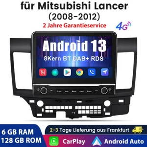 Für Mitsubishi Lancer 2008-2017 10.1" Android 13 Autoradio GPS Navi WIFI RDS DAB - Bild 1 von 13