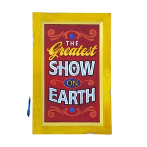 Greatest Show on Earth Vintage Style Circus Sign Hand Painted - Picture 1 of 7