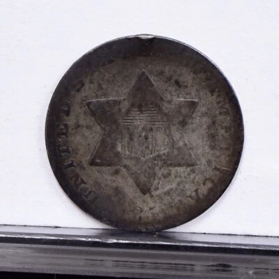 1853 Three Cent Silver 3CS - Fair Details, Dark (56792-H) - Image 1 of 4