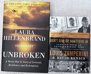Laura Hillenbrand, Unbroken; Louis Zamperini & David Resin, Don't Give Up - Foto 1 di 10