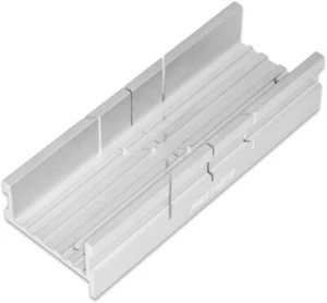 Metal Small Aluminum Miter Box Cabinet for Manual Saw & Hand Saw Woodwork DIY - Picture 1 of 10
