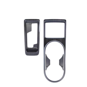 Black titanium Armrest Water Cup Holder Bezel Trim p For Nissan Murano 2018 + - Picture 1 of 3