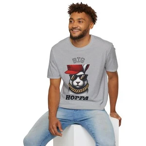 Hip Hop Rabbit T-Shirt, Easter Throwback Tee, 2000s Rap Music Shirt, Unisex - Imagen 1 de 21