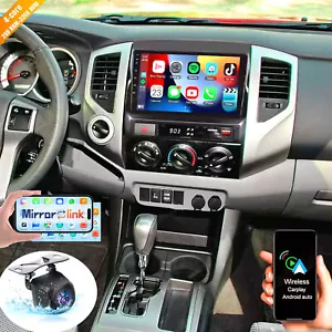Radio estéreo para automóvil WiFi RDS para TOYOTA TACOMA 2005-2015 Apple CarPlay Android 12.0 - Imagen 1 de 17