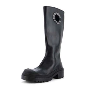 Christian Dior Women's Symbol Knee High Boots Leather - Picture 1 of 5