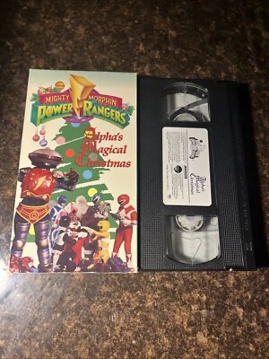 Mighty Morphin Power Rangers Alpha's Magical Christmas VHS Movie MMPR 42014-3 - Image 1 of 4