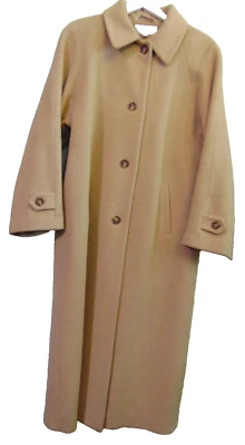 Larry Levine classic 100% pure camel hair trench coat size 8 - Image 1 of 4