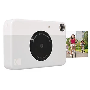Kodak Printomatic Instant Print Camera with ZINK 2x3" Sticky-Backed Paper - Grey