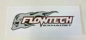 Calcomanía adhesiva de escape Flowtech genuina importación de EE. UU. 6,5" ancho - Imagen 1 de 2