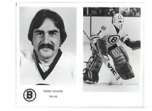 Foto de prensa 8x10 de Rogie Vachon Boston Bruins 1981-82 - Imagen 1 de 1