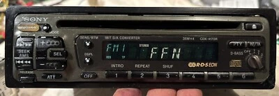 Org. Sony CDX-4170R Autoradio CD RDS EON 35X4 + Adapter + Rahmen Funktionsfähig - Bild 1 von 4