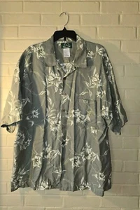 Camisa de Campamento Hawaiana Mezcla Seda Mickey Mouse Colección Golf Disney Talla XXL - Imagen 1 de 4