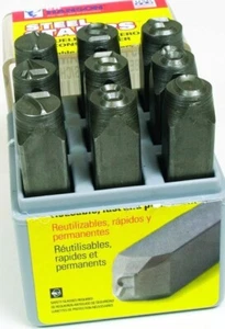 C.H. Hanson 20581 1/4" Steel Number Stamp Set - Picture 1 of 1