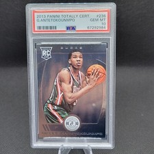 2013-14 Totally Certified Giannis Antetokounmpo Rookie Card PSA 10 