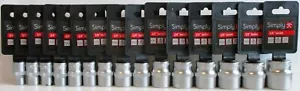 SET di prese standard 3/8" / 1 ciascuno (8,9,10,11,12,13,14,15,16,17,18,19,20,21,22 mm) - Foto 1 di 8