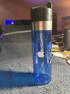 VINTAGE APPLE PRODUCT: 9” High Blue Water Bottle w/APPLE LOGO…Sent To APPLE PROS - Picture 1 of 4