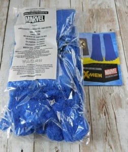 Marvel Collector Corps X-Men XMen Beast Blue Toe Fuzzy Socks NEW - Picture 1 of 2